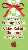 Apple Store Black Friday weihnachts-Rabatt-Verkauf nur am Freitag, den 28.11.2008